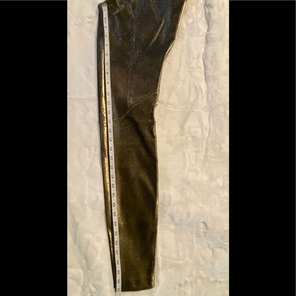 Barbara Bui Gold Jersey Lurex skinny pants-EUC - Picture 10 of 14